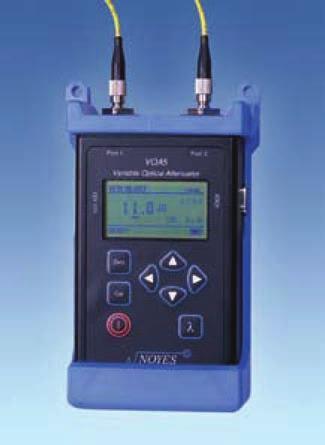 Fiber Optic Attenuators SVA 1 Single-Mode Variable Attenuator The SVA 1 Single-mode Variable Attenuator advances fiber optic field testing by offering superior performance in a low cost hand-held