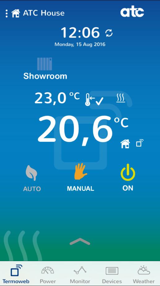 By clicking yes, you have changed the desired temperature and you will see the