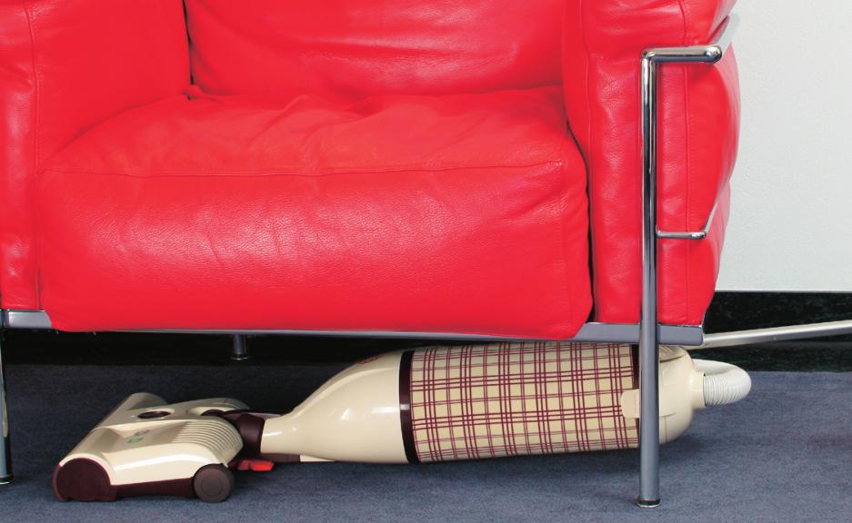 With a vacuum this flat and flexible, you can reach underneath beds and other furniture that have