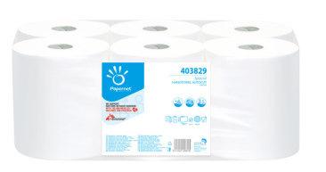 KATRIN CLASSIC M2 High quality hand drying roll high strength for effective drying approved for direct contact with food certified under the Nordic Swan Ecolabel 38 x 20 cm x 152 m 1 carton à 6 rolls