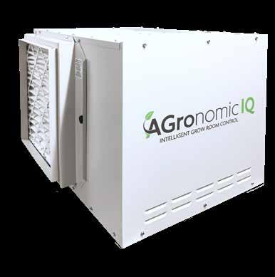 8 SIMPLE RELIABLE DEHUMIDIFICATION Agronomic IQ Compact Series Designed for simple, reliable performance in small grow rooms, drying rooms or to augment existing equipment during peak demands.