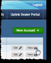 Uplink Remote Testing 1. From Uplink Remote, selecting the Accounts tab will list all Uplink Remote customer accounts. 2.