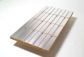 SpeedUp Lightweight polystyrene heat panel with pre-glued aluminium plates for rapid and even