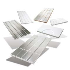 range of Danfoss products provides solutions for any environment, e.g. a variety of heat panels for 125 and 250 mm pipe