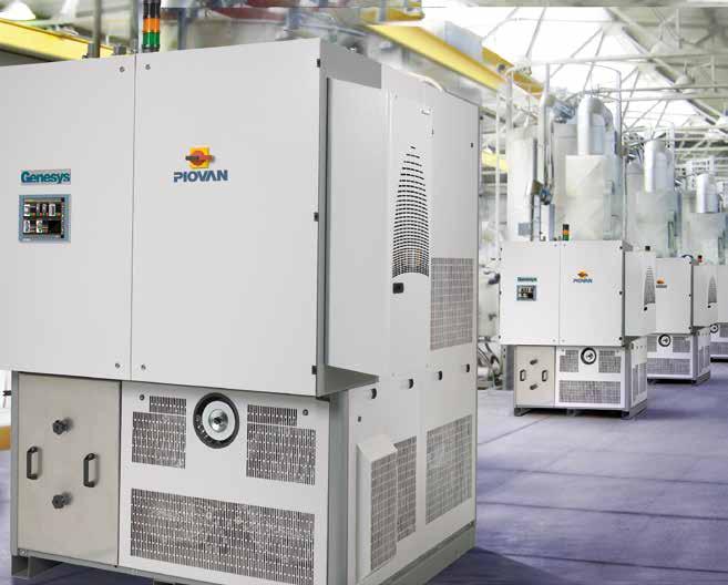 Drying For the treatment of hygroscopic polymers, including those with particular drying requirements, Piovan provides a wide range of desiccant dryers.