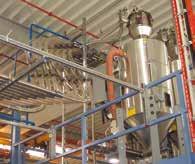 conveying devices for raw materials: indoor or outdoor silos,