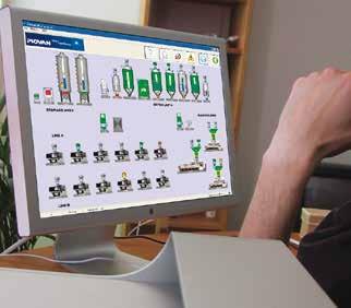 The operator can control the functioning of the system from remote positions, modify and automate the settings of some parameters, diagnose potential problems