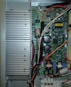 If dusts or scratches on the surface of the sub-heat sink or heat sink on the removed P.C. board.