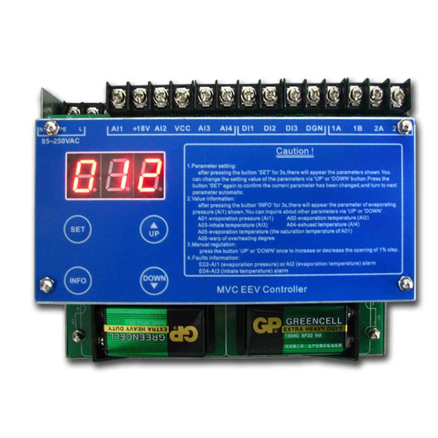 MVC EEV Controller EEV has been applied in refrigeration industry for a long time, and it is well known that EEV can improve the performance of the refrigerator, however, the EEV should work with