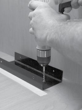 5 Positioning the Base Bracket Position the unit and make reference marks for the