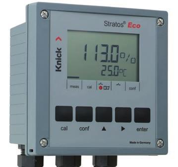 Process Analysis Systems Chem Energy Pharm Food Water Stratos Eco 2405 CondI Inductive Conductivity Measurement Simultaneous display of