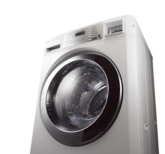 Truly Stylish Stylish Exterior Design Streamlined Design The elegant and high tech design of LG s commercial laundry