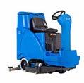 SCRUBTEC R 6 - Ride-on scrubber-dryers 24 Volt battery ride on scrubber dryer e uipped with large battery compartment Exceptional water pick up and containment in turns thanks to its powerful vacuum
