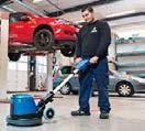 SPINTEC 443 H - High speed single discs Extra features: Cable hook, Plug holder, Big wheels, Easy cable replacement, Ergonomic handle Offset motor to clean under radiators and furniture Rugged tube