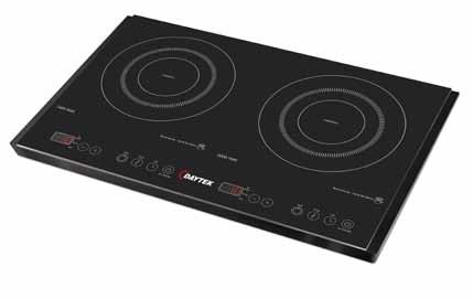 INDUCTION COOKER Double HOB Induction Cooker Featuring unique heating program Extra safe automatic OFF function NO Flame cooking provides safe environment Cool-to Touch