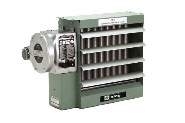 FX5 heaters are C UL US certified for use in hazardous locations.
