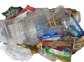 16 FOOD WRAPPERS Individual Actions: Place food wrappers in landfill. Plastic food wrapping cannot be recycled.