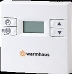 Accessories Room Thermostats Our room thermostats are compatible with all Warmhaus boilers and are sold separately.