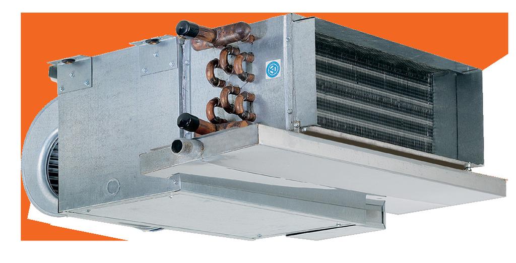 RBHO Horizontal Low Profile Concealed Free Return Factory assembled, horizontal blow-thru ducted RBHO fan coils are designed for concealed installations above the ceiling and are
