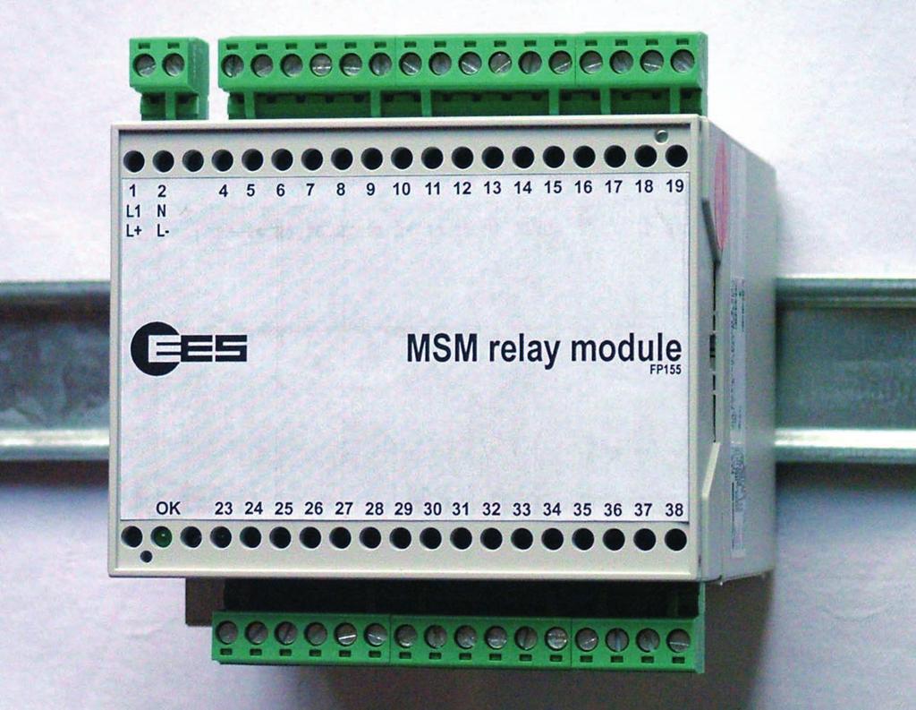 MSM - Expansion modules Transistor- and relay modules for devices of the MSM-product family Free assignment of the output arrays to the input arrays of the