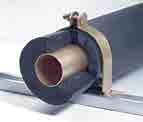 The patented clamp allows sections of closed-cell insulation to be secured at fixing points.