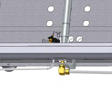NOTE: The 'Low Fire Screw' should be sealed with coloured paint on completion of low fire adjustment. Low Fire Screw Static Oven 1.