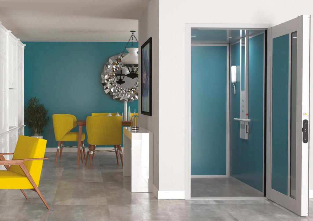 ESSENTIAL ESSENTIAL collection Blue door and interior AFFORDABLE LUXURY The ESSENTIAL collection is our entry-level range designed to meet users basic needs.