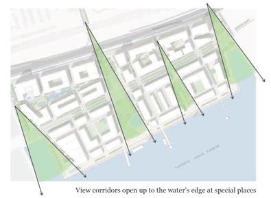 3.2 Public Realm Context North South Connections The East Bayfront Precinct Plan emphasizes the importance of north-south connections between the city and its waterfront and states that these