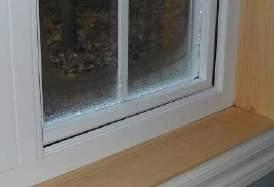 Humidity, Condensation and Air Quality Condensation You may find condensation on your home's window panes under certain circumstances.