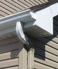 Installing rain gutters and downspouts First, rain gutters must be installed with adequate slopes to allow the water to run out.