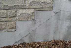 Foundations Pargeting A finish coating (parget) may be applied to the exterior aboveground portion of the foundation.