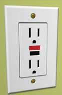 and bathrooms of your home. This type of outlet protects against electrocution.