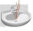 Plumbing Bathtub The bathtub drain can become blocked or the water may not drain out as well when hair accumulates in the drain.