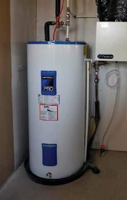Plumbing Hot-Water Heater Your home is equipped with a system that allows you to have hot water when you need it. There are combustion systems that heat water instantly, i.e., on demand, and these have no tank.
