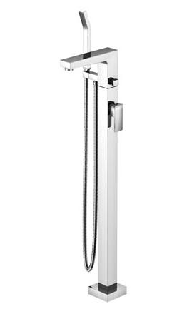 8 20 Steinberg Freestanding bath/shower mixer Freestanding bath/shower mixer with ceramic cartridge, with diverter and hand shower, chrome ((Concealed set included).