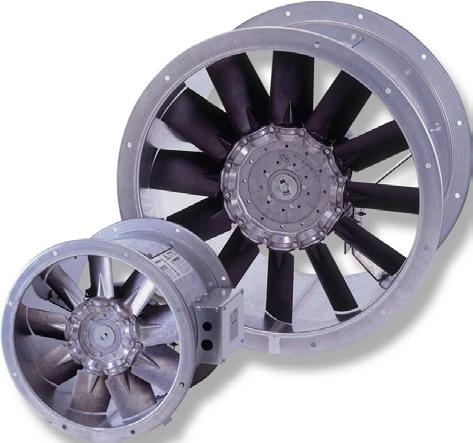 1.0 INTRODUCTION AXUS - SC Short Cased Axial Flow Fans Installation and Maintenance The Nuaire Short Cased Axial Fan range is produced in a range of sizes from 250mm to 1600mm diameter.