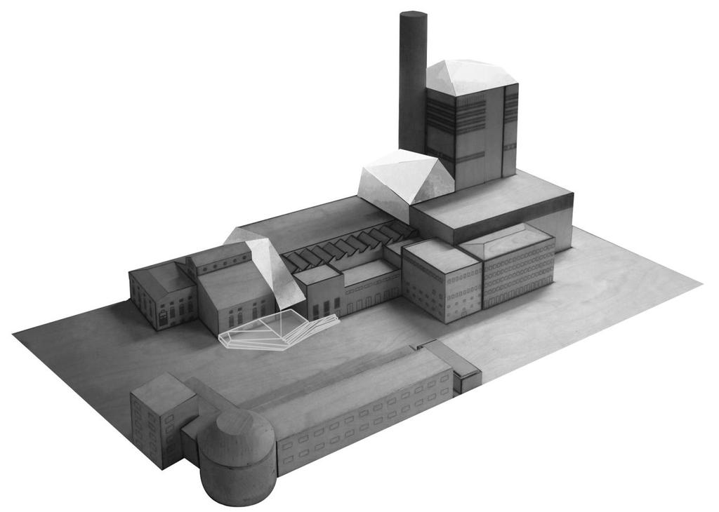 15. Model from the entire building, the two entrances are