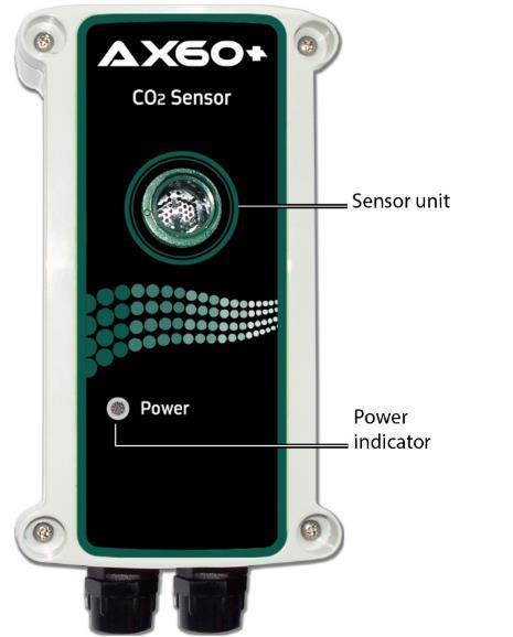 6.2 Sensor The Sensor has a green indicator on the bottom left-hand part of the fascia.