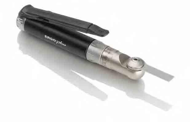 Corded electric handpiece with angled wire drive attachment Fully adjustable lever rotates offering