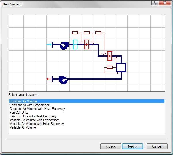 7.3.2 HVAC Wizard: Create New System Figure 7-2: HVAC Wizard New system page 2