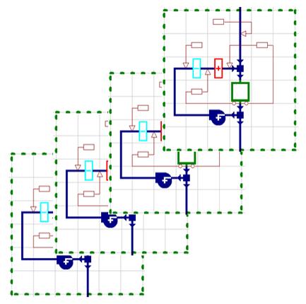 8 Multiplexing HVAC System Networks Multiplexing allows users to more efficiently create, populate, modify, and edit large ApacheHVAC networks, considerably reducing the project workload.