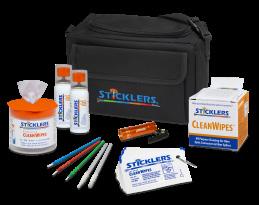 Cleaning Kits Sticklers Fiber Optic Cleaning Kits Everything you need for fast, reliable fiber optic cleaning Convenient kits contain Sticklers CleanClicker, nonflammable Fiber Optic Splice &