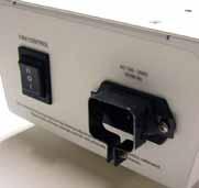 Power Plug Connector Power Cord Locks (Optional) If your unit features an optional cord lock bracket, loosen the Phillips retaining screw on the bottom part of the