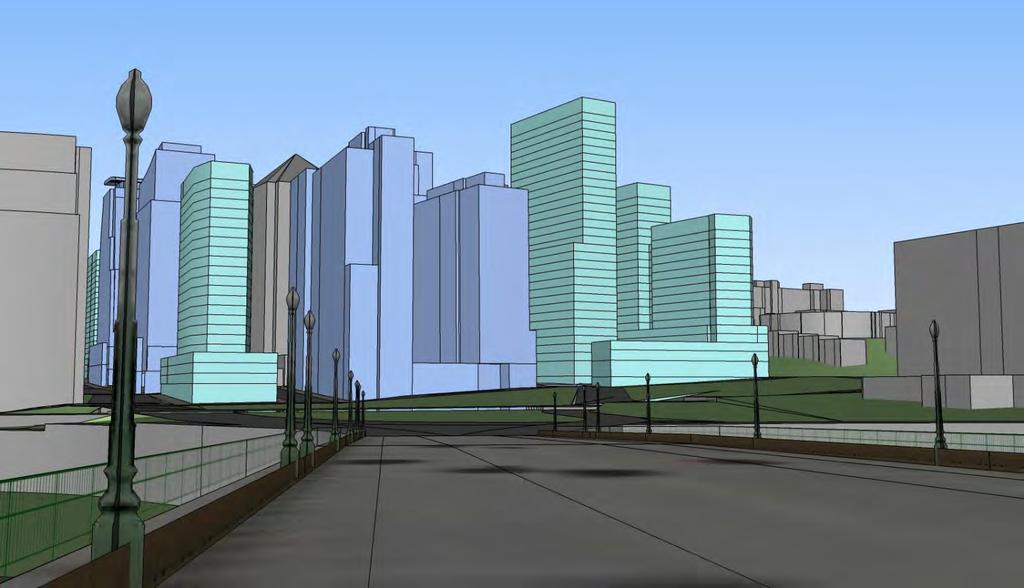 3A. Building Height and Form Proposed scenario skyline