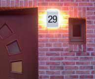 GEV s house number lights have also been designed with safety