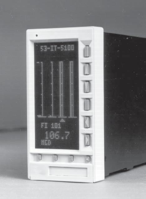 Micro-DCI 4 Channel Indicator Totalizers Series 53IT5100 Four Channels of Process Variable Bargraph Indication Four Channels of Integration and Digital Totalization An