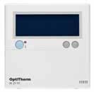 (Room) thermostats and time switches MARK PINTHERM+ OPTITHERM Order code: 0629089 Order code: 0629191 Digital room thermostat with internal room temperature sensor for on/off control of a GS+ air