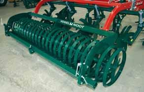 This is located in a protected position at the very top of the tine and reliably protects the tines and frame