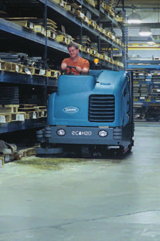 M20 Integrated Scrubber-Sweeper Superior cleaning results in just one pass wet or dry