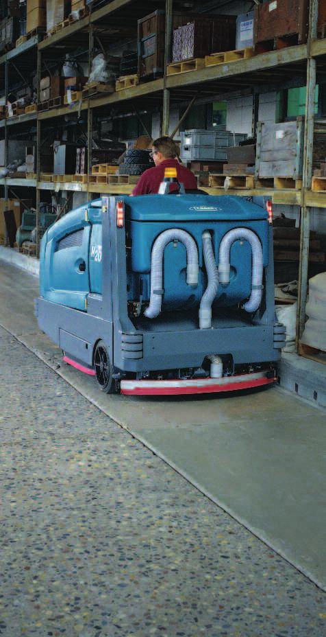 Superior cleaning results at a low total cost of ownership The first fully-integrated scrubber-sweeper, the M20 is engineered for consistent, industrial-strength cleaning